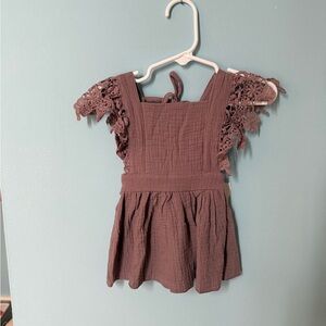 Beautiful Mauve Lace Top for 12-18 months!